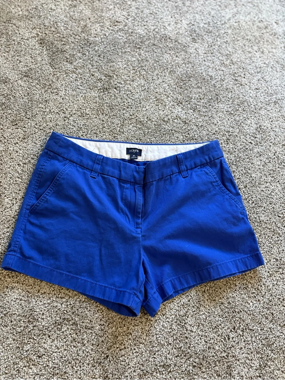 J. Crew Bright Blue Chino Bermuda Shorts